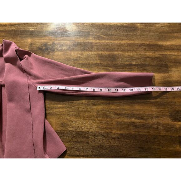 The Fold London Womens Small Cropped Knit Shrug Jacket Cardigan Open Front Boxy - Picture 9 of 14